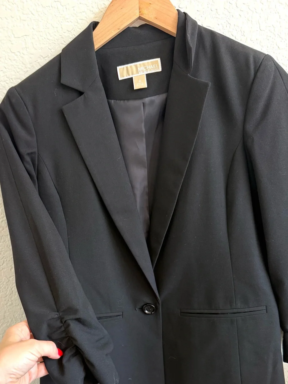 Michael Kors Black Tailored Blazer Size 2